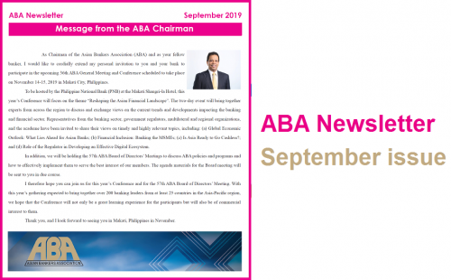 ABA Newsletter – September issue