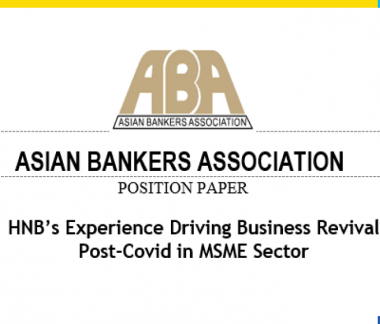 ABA Position Paper on  HNB’s Experience Driving Business Revival Post-Covid in MSME Sector
