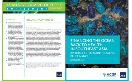 ADB publications on Asian Outlook and Ocean Health