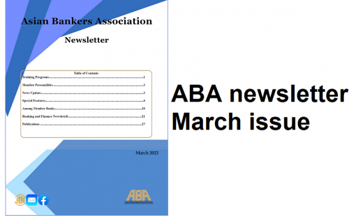 ABA newsletter – March issue available