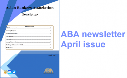 ABA newsletter – April issue available
