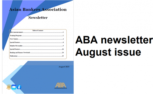 ABA newsletter – August issue available