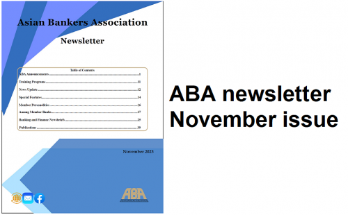 ABA newsletter – November issue available
