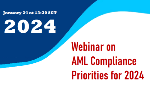 Webinar on AML Compliance Priorities for 2024 on January 24, 2024 – Register now!