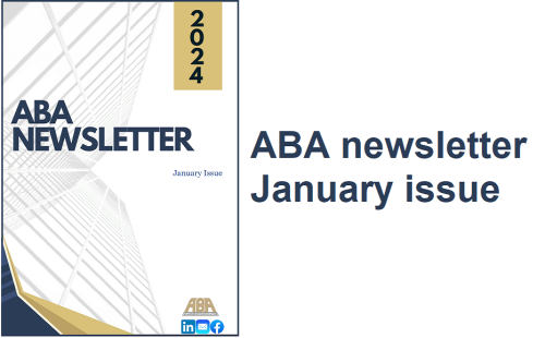 ABA newsletter – January issue available