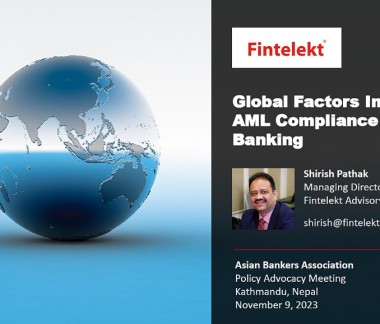 ABA Position Paper on Global factors impacting AML compliance in banking