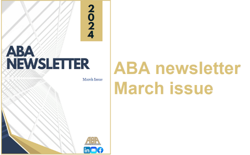 ABA newsletter – March issue available